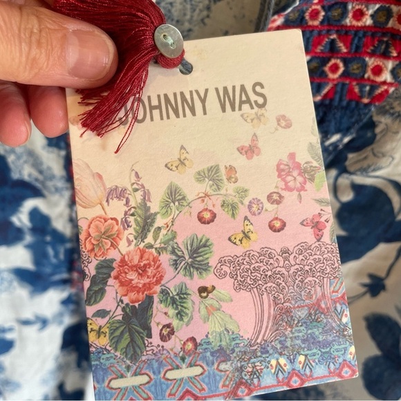 Johnny Was NWT Flare Sleeve Tunic Floral XL - Picture 4 of 9